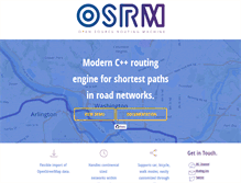 Tablet Screenshot of project-osrm.org